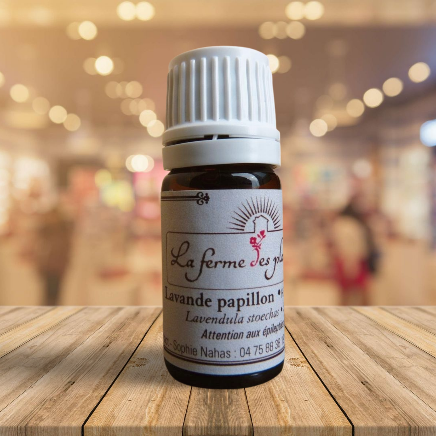 huile essentielle de lavande" stoechas ou papillon, bio demeter, direct producteur ardeche, 5ml