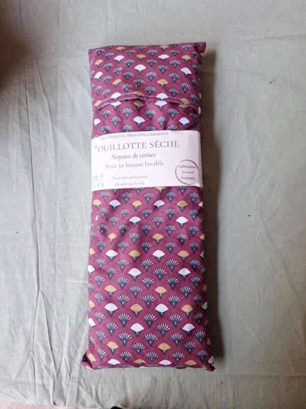 Bouillotte sèche déhoussable. Noyaux de cerise – Image 2