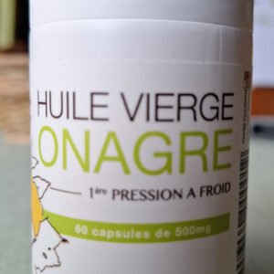 Onagre, premiere pression à froid, 60 gélules