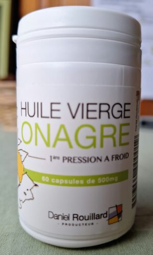 Onagre, premiere pression à froid, 60 gélules