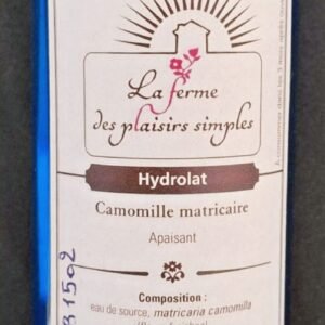 hydrolat camomille matricaire bio demeter direct petit producteur ardeche