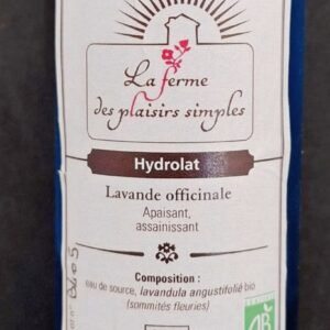 hydrolat de lavande angustifolia bio demeter direct petit producteur ardeche