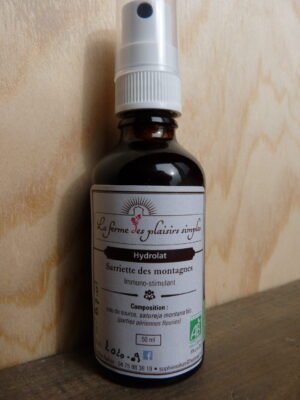 sarriette des montagnes hydrolat bio