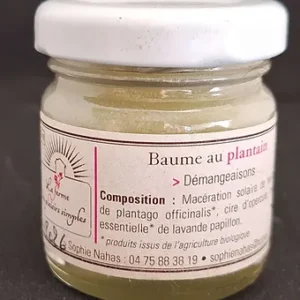 baume au plantain, huile essentielle demeter